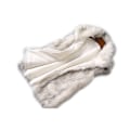 Miniatyrbillede 5 af 11: Dame Veste med Kunstig Pels, Ærmeløs Jakke white S