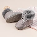 Miniatyrbilde 8 av 11: Babysko med snø støvler Vinter Sko Spedbarn Gutter Jenter Støvletter Sklisikre Kaldt Vær grey 12cm