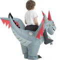 Miniatyrbild 3 av 5: Dinosaurie Kostymer för Vuxna och Barn, Uppblåsbar Drakkostym för Vuxna och Barn Middle Child
