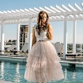 Miniatyrbild 3 av 8: Dam Tierad Lager Mesh Balett Bal Klänning Tulle Tutu A-linje Midi Kjol pink M