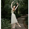 Miniatyrbilde 5 av 9: Tights balletdrakter for voksne, bodyer, dansesett for trening Beige M