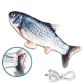 Pikkukuva 1 / 4: Kissan ja Koiran Leikkikalakalat USB-Lataus Sähköinen Liikkuva Simuloitu Kala fish3