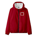 Pikkukuva 1 / 2: Squid Game 2 pelaajan cosplay-asu - urheilupuku ja hupullinen paita Square windbreaker S