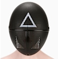 Miniatyrbilde 1 av 2: Squid Game-masker, En Størrelse Voksen Kostymemasker triangles