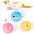 Miniatyrbild 1 av 5: Smart Interaktiv Boll Kattmynta Katt Leksaker Husdjur Leksak Katt Kvittrande Rörlig Plysch Leksak 3PCS