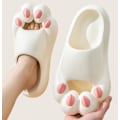 Miniatyrbild 3 av 6: Söta kattkloslippers för kvinnor sommar utomhus slideskor Black