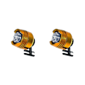 Miniatyrbilde 1 av 5: 1 Par Hodelykter For Crocs Mini Lights Morsomme Skotilbehør Yellow