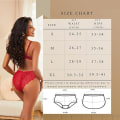 Miniatyrbilde 5 av 6: 6-pak Sexy Lace Undertøy Truser Bikinitrusser Hipster Sømløs Truser for Kvinner S