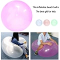 Miniatyrbild 6 av 7: 2 st Bubbelboll Uppblåsbar Rolig Leksak Boll för Utomhus Inomhus Lek yellow