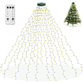 Pikkukuva 5 / 9: Joulukuusivalot, 6,6FT x 16 riviä, 400 LED-valoa kaukosäätimellä wram color