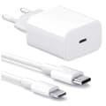 Hurtiglader 20W for Apple-enheter, USB-strømadapter med 2m kabel, Lightning-kontakt, Apple-grensesnitt 1 stk Apple Interface 1pc
