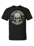 HD Skull Badge T-shirt med korte ærmer Sort. 30298293, Harley Davidson-ooo67 M M