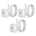 Hurtiglader 20W for Apple-enheter, USB-strømadapter med 2m kabel, Lightning-kontakt, Apple-grensesnitt 3 stk Apple Interface 3pc
