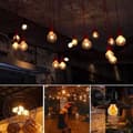 Miniatyrbilde 4 av 4: Vintage Edison Globepære E27, Zoomdo, Varmhvit 40W, 4-pakning