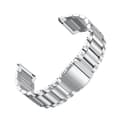 Klockarmband, rostfritt stål bekväm och säker passform silver 22 mm, silver Silver