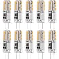 10x G4 LED-lampor 12V AC/DC Varmvit 3000K 2W, Dimbar, WELLNGS
