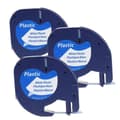Etikettband för DYMO LT-100H/11826/11827 12 mm x 4 m 3-pack