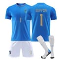 22 - 23 Italien Hem #1 Gianluigi Buffon Uniform Fotbollströja - FF - S S