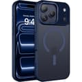 iPhone 17 Pro Max Skal – Magsafe Frostat Skal – Mörkblå blue