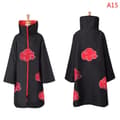 Barn Anime Naruto Cosplay Akatsuki Kappe Uchiha Festkostyme, A:155 A:155