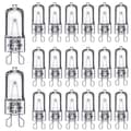20-pakning G9 Halogenpærer 28W, 230V, 28W 28W