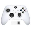 Trådlös spelkontrolladapter kompatibel med Xbox One, Xbox Series X/S, vit White