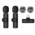 Trådlösa Lavalier-mikrofoner för Android USB-C, Clip-on Lavalier-mikrofoner med brusreducering, Vlogg, Live, Intervju