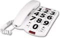 Seniorvennlig fasttelefon med store knapper, for eldre og hørselshemmede