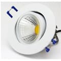 Downlight LED COB Epistar 3W Reflektor Kallvit och Varmvit