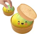 10 cm Giant Flashing Rainbow Dumpling Stressavlastande Sensorisk Leksak med Ångkokare, Långsam Återhämtning Stressavlastande Dumplings, Gradient Grön gradient green
