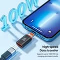 Miniatyrbilde 5 av 6: 1-4 stk. PD20W USB Type-C til Lightning-ladeadapter kompatibel med iOS Lightning hann til Type-C hunn-kontakt, 2 stk. sølv 2Pcs Silver