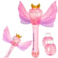 Prinsess-bubbelstavar för barn, bubbelmaskin