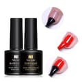 UV base coat og top coat til negle - 8,5 ml transparent