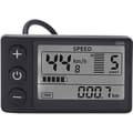 Zerone LCD-måler til elcykel S866 Elcykel LCD-displaymåler 24V 36V 48V kontrolpanel