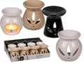 2-pak aromalamper, velegnet til duftkager/honningkager, beige Beige beige