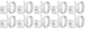 Laddare för iPhone, snabbladdare, adapter + kabel 20W USB-C, vit, 10-pack iPhone White 10-Pack iPhone