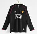 Retro Legend 07-08 Manchester United Bortedrakt Lang, Beckham NR.7, Størrelse S Beckham NO.7 S