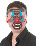 Läskig clownmask för vuxna, tvåfärgad