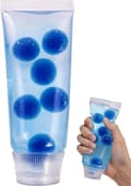 Tandkräm Squishy Leksak, Klar Syltflaska Squishy Leksak, Tandkrämsformad Squishy, Söt Tandkräm Långsamt Stigande Fidget Sensoriska Leksaker, Blå Blue