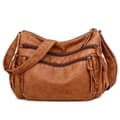 Håndtaske Skuldertaske BRUN Z, Brun Brown