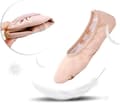 Miniatyrbild 4 av 5: Ballettskor för flickor, dansskor i mjukt läder för pojkar, RÖD, Storlek 23 RED 23