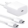 iPhone-laddare, snabbladdare, adapter + kabel 20W USB-C vit, 10-pack iPhone 10-Pack iPhone