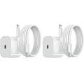 iPhone-laddare, snabbladdare, adapter + kabel 20W USB-C vit, 4-pack iPhone 4-Pack iPhone
