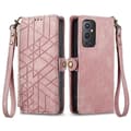 OnePlus 9 Pro Flip Plånbok Läderfodral Business Stil Stötsäkert Skydd Pink