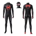 Spiderman Miles Morales Jumpsuit Kostym Cosplay Kostym Bildfärg, Storlek 150 150