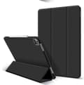 Suojakotelo iPad Pro 12,9 tuuman mallille kynäpidikkeellä, MUSTA BLACK