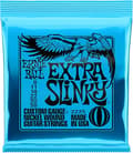 Ernie Ball Extra Slinky nickelpläterad elgitarrsträng, storlekar 8-38 (P02225) Extra (8-38)