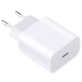Lader til iPhone, strømadapter, 20W USB-C, hurtiglader hvit 1 strømadapter (20W), hvit, 1 stk strømadapter (20W) White 1st str\u00f6madapter (20W)
