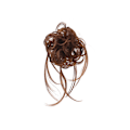 Miniatyrbild 1 av 5: Peruker stökig effekt fluffigt hår Andas Chignon stökigt Scrunchie elastisk hårbulle för fest - ljusbrun
