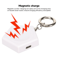 Miniatyrbild 7 av 8: Magnetisk nyckelring Trådlös Laddare Typ C Micro USB Bärbar Trådlös laddare Bas för Huawei Watch GT 2 Pro Smart Watch Vit